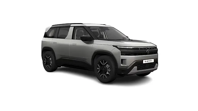 टाटा सिएरा ठीक सामने तीन चौथाई