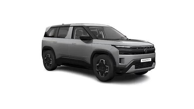 टाटा सिएरा ठीक सामने तीन चौथाई