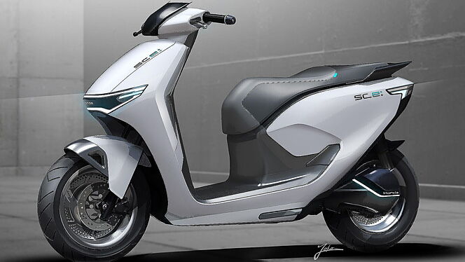 Honda Activa Electric Left Front Three Quarter