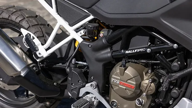 TVS Apache RTX 300 Engine From Right