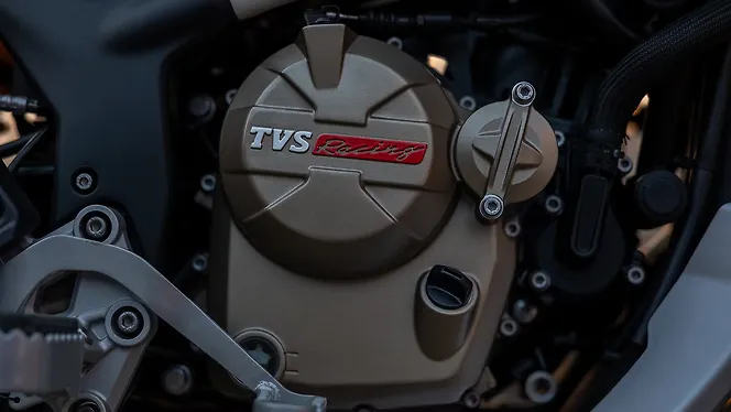 TVS Apache RTX 300 Engine From Right