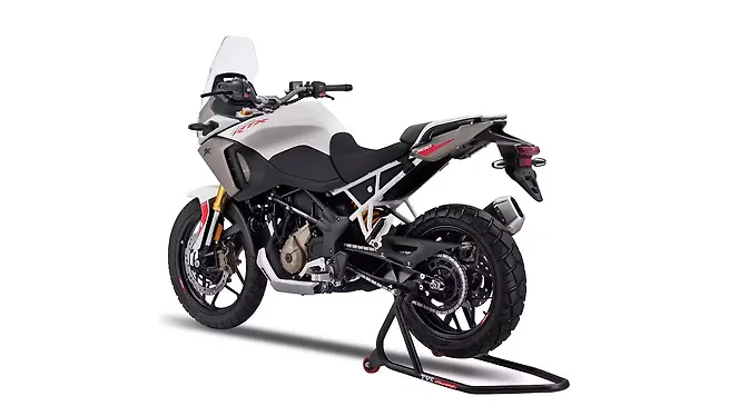 TVS Apache RTX 300 Left Rear Three Quarter