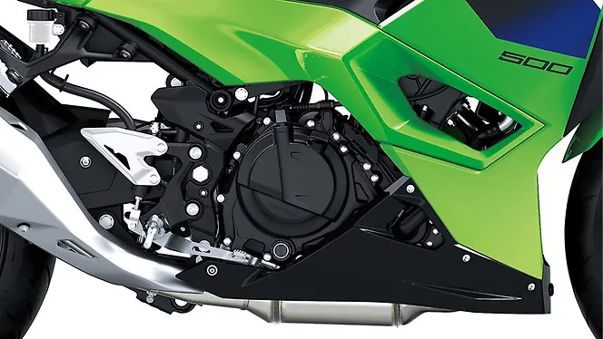 Kawasaki Ninja 500 Engine From Right