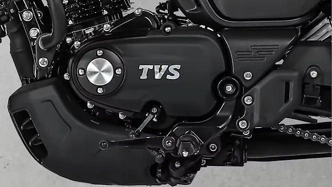 TVS Ronin Engine From Right