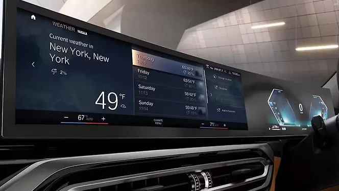 BMW 3 Series LWB Infotainment System