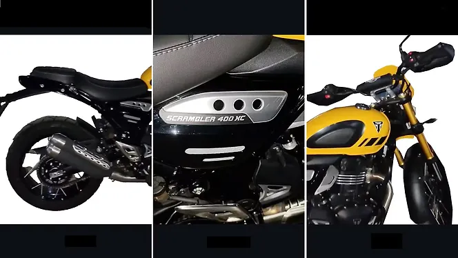 Triumph Scrambler 400 X Right Side View