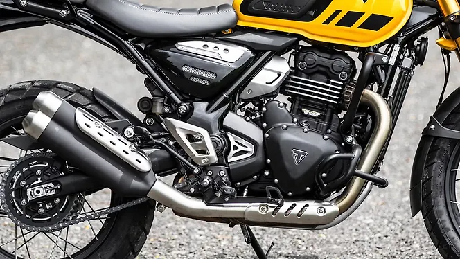 Triumph Scrambler 400 XC Engine From Right