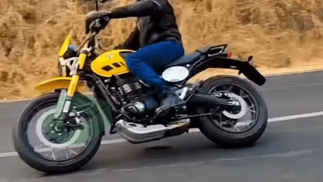 Triumph Scrambler 400 XC Left Side View