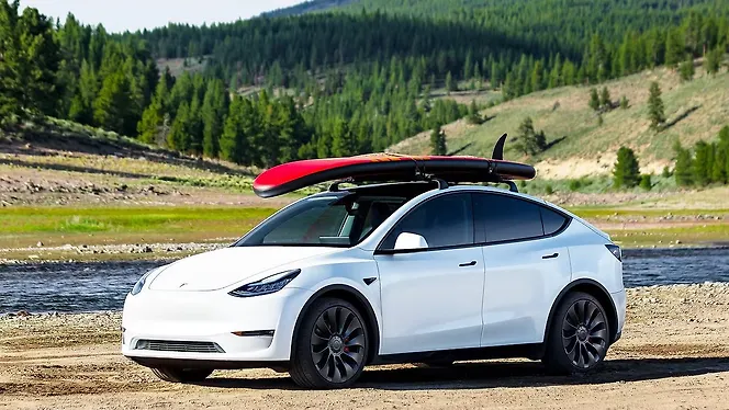 Tesla Model Y Left Front Three Quarter