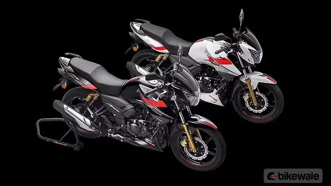 TVS Apache RTR 180 Right Front Three Quarter