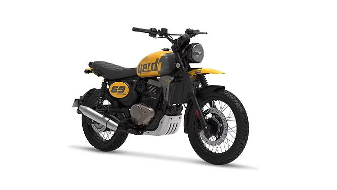 Yezdi Scrambler Right Front Three Quarter