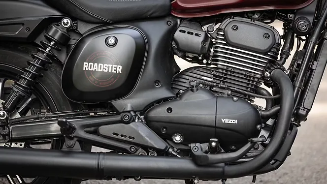 Yezdi Roadster Engine From Right