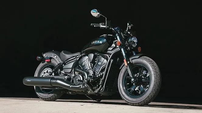 Indian Scout Sixty Bobber Right Front Three Quarter
