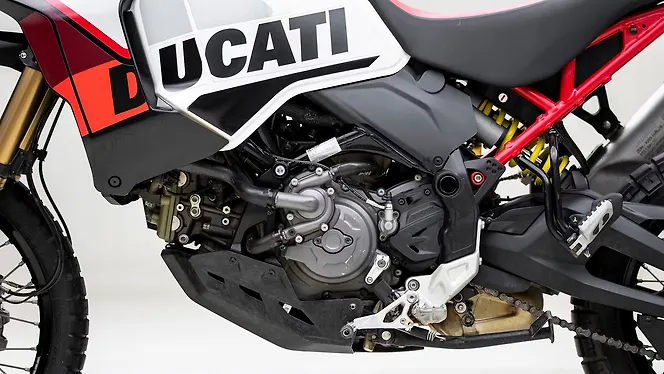 Ducati DesertX Engine From Left