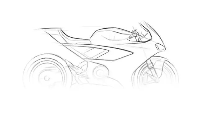 Norton V4 Right Side View