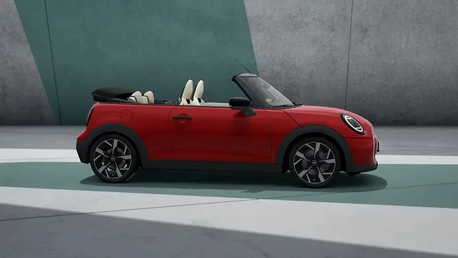 Mini Cooper S Convertible Right Side View