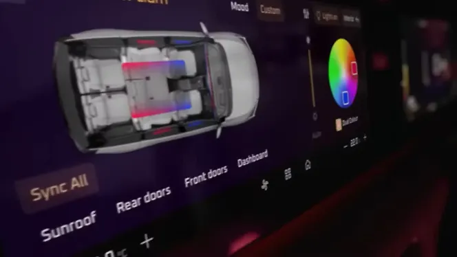 Mahindra XEV 9S Infotainment System