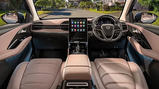 MG Hector Plus Dashboard