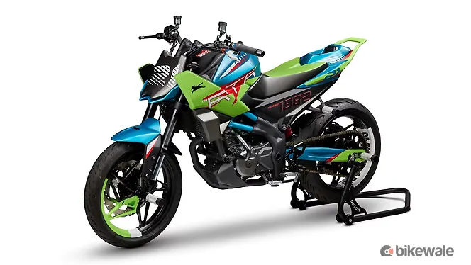 TVS RTS X Left Front Three Quarter