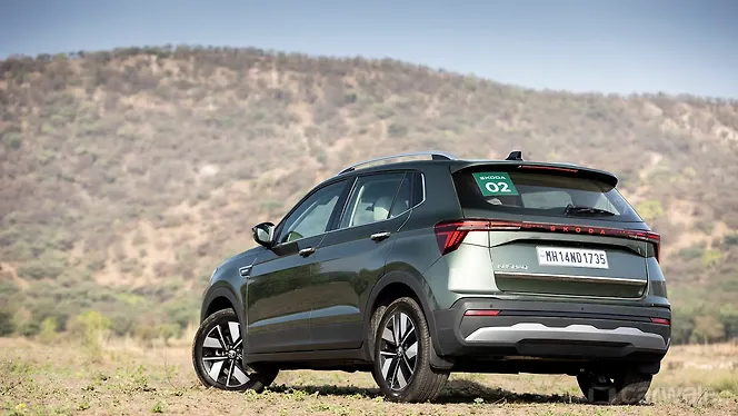 Skoda Kushaq Facelift Left Rear Three Quarter