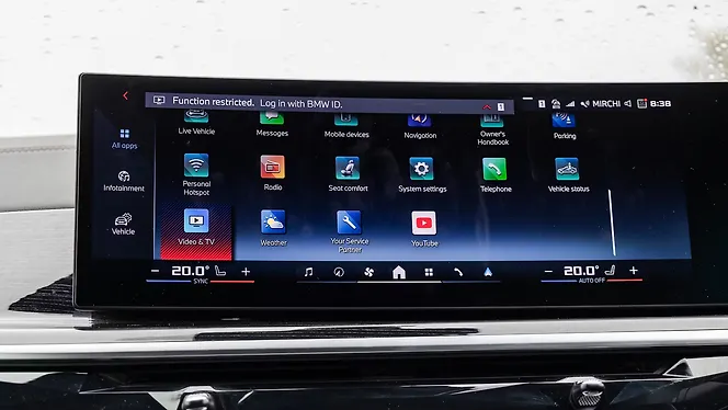 BMW X6 Infotainment System
