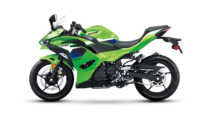 Kawasaki Ninja 500 Left Side View