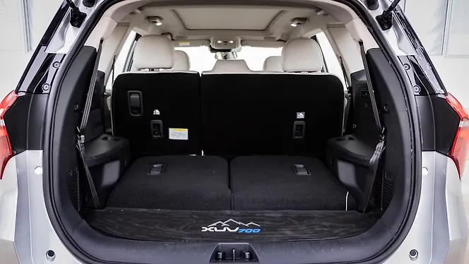 Mahindra Old Generation XUV700 Bootspace Rear Seat Folded