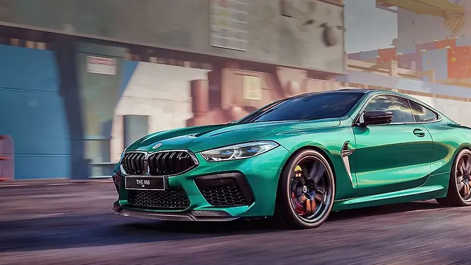 BMW M8 Left Front Three Quarter