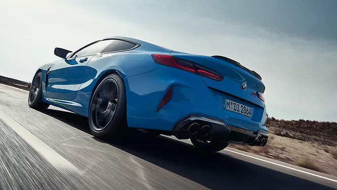 BMW M8 Left Rear Three Quarter