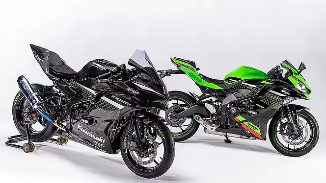 Kawasaki Ninja ZX-25R race kit introduced in Indonesia - BikeWale