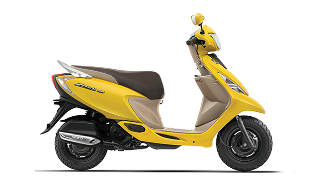 TVS Scooty Zest 110 Right Side View