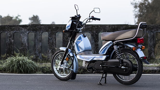 TVS XL100 Comfort Left Rear Three Quarter