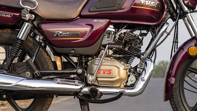 TVS Radeon Engine From Right