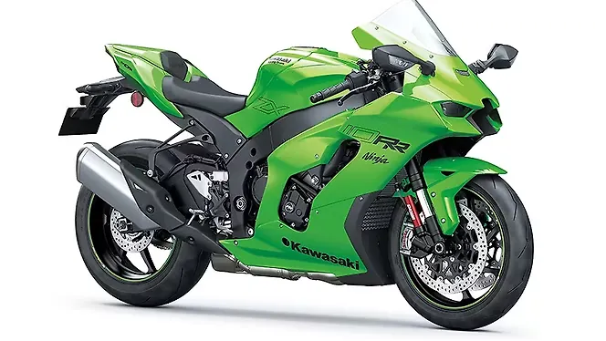 Green 2021 Kawasaki Ninja ZX-10 R: Image Gallery - BikeWale
