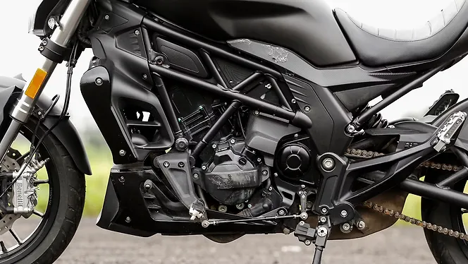 Benelli 502C Engine From Left