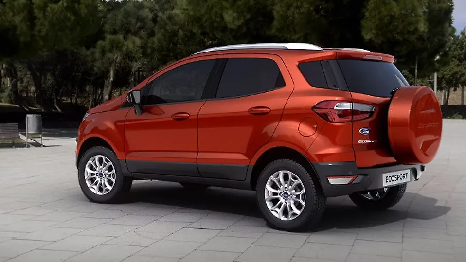 Ford Ecosport Left Rear Three Quarter Image, Ford EcoSport Photo CarWale